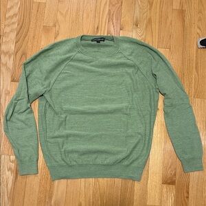J. Crew Men's Sage Green Crewneck Sweater